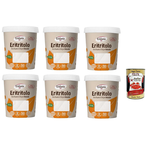 Eridania Eritritolo Dolcificante di Origine Naturale, Sostituto dello Zucchero 6x270g Original italienisch Zutat