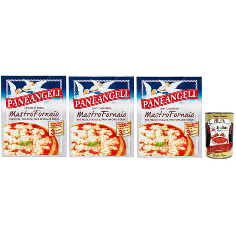 Paneangeli Lievito di Birra Mastro Fornaio per Pizze, Focacce 3x21g Original italienisch Zutat