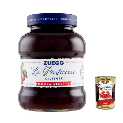 Zuegg La Pasticceria Cliegie, Marmelade Kirschen Konfitüre Brotaufstriche Italien 700 g Konfitüren italienisch Original
