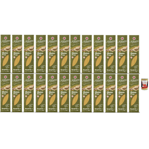 La Molisana Spaghetti N.15 Senza Nudeln Glutine, Gluten freie Pasta und Bronzezeichnung mit Vollreis, Mais und Quinoa, Kochzeit 10 Minuten, 24x 400 g italienisch Original