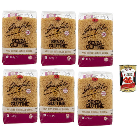 PASTA Anellini Senza Glutine Glutin 6x400g Original italienisch Pasta