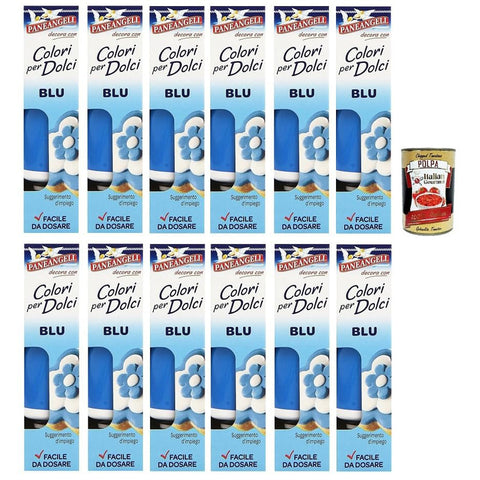 Paneangeli Paneangeli Farben für Süßigkeiten blau Eine praktische Tube zum Blaufärben von Bonbons für tolle Dekorationen. 10 g italienisch Original