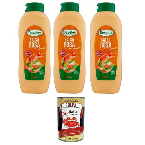 Salsa Rosa Soße TOPDOWN 3x 875 ml Salsas italienisch Original