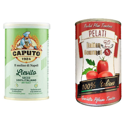 Caputo Lievito Secco 100% Trockenhefe für die Bäckerei Hohe Aktivität pizza 1x100g Original italienisch Sauce