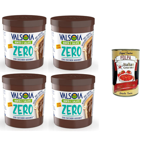Valsoia Hazelnut Plant Cream with Cocoa and Oats, 100% Plant Based, Gluten and Palm Oil 1 Stk Original italienisch Aufstrich