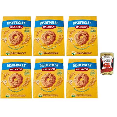 Balocco Risofrolle Biscotti con farina di riso e latte fresco italiano Kekse mit Reismehl und frischer italienischer Milch biscuits cookies 100% Italienische