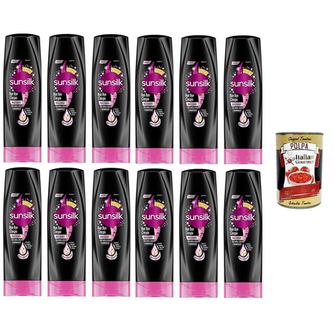 Sunsilk Balsamo bye crespo Bye Frizz Conditioner 12x200 ml italienisch Original + kostenlos polpa 400 g