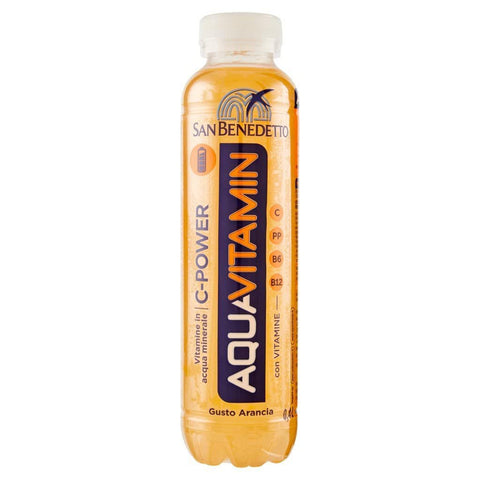 San Benedetto Aquavitamin C Power wasser mit Orangen PET Flasche 40 cl Stilles Wasser italienisch Original