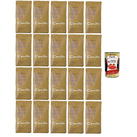 Casillo Le Speciali Farina Multicereali con Semi Mehrkornmehl mit Samen 20x500g Original italienisch Zutat