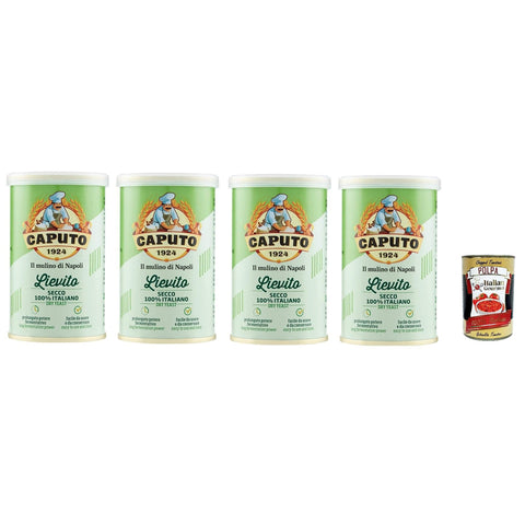 Caputo Mulino Lievito Secco 100% Italienische Trockenhefe 4x 100 g italienisch Original