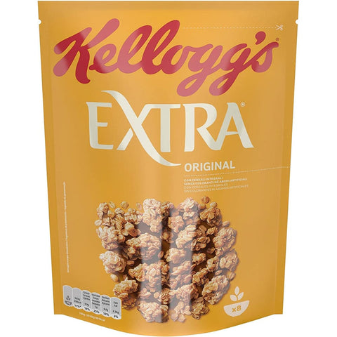 Kellogg's Kaltes Müsli Kellogg's Extra Original italienisch Knusprige Haferflocken 100% Vollkorn 375g-Packung italienisch 5053827140126