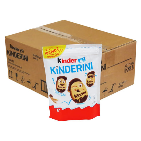 Kinder Kekse Kinder Kinderini Kekse - Vorratspack mit 10 Packungen zu je 250g Original italienisch 8000500391235