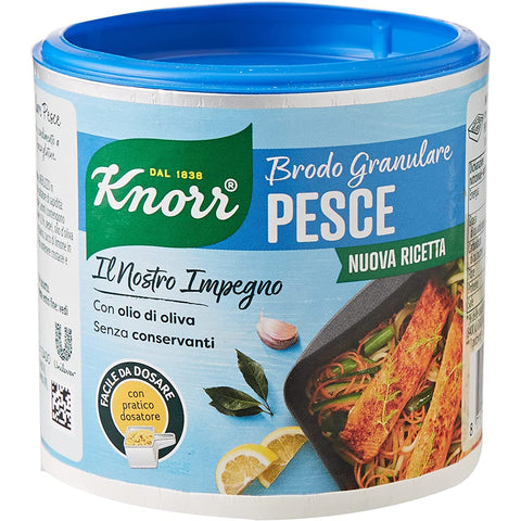Knorr Brodo Granulare Nuova Ricetta Pesce Granulierte Brühe Fisch 3x150g Original italienisch Zutat