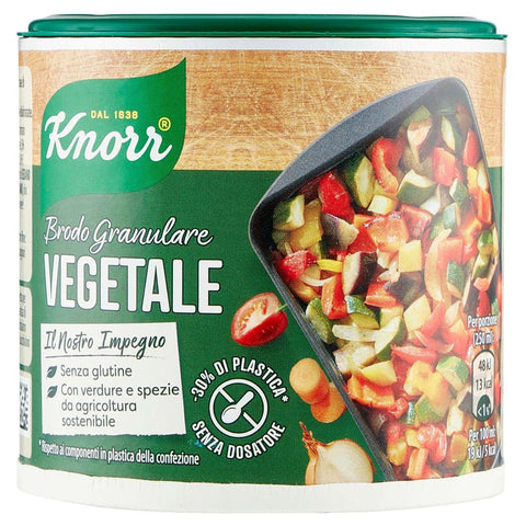 Knorr Brühe & Fond Knorr Brodo Granulare Vegetale pflanzliche granulierte Brühe 150g Geschmack für Ihre Gerichte Gluten-frei laktosefrei 100% Italienische Brühe Original italienisch 8717163830994