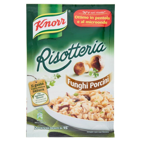 Knorr Risotto Funghi Reis Steinpilze 175g 100% italienisch Fertiggerichte 15x Original italienisch