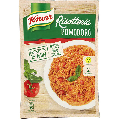 Knorr Risotto pomodoro Reis Tomate 175g 100% italienisch Fertiggerichte 3x Original italienisch