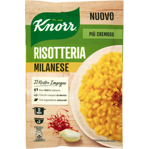 Knorr Risotto allo zafferano Reis Safran 175g 100% italienisch Fertiggerichte Original italienisch