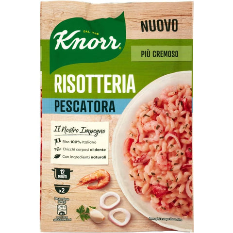 Knorr Reisgerichte Knorr Risotto pescatora Reis zum Fischer 175g 100% italienisch Fertiggerichte Original italienisch 8001080027309