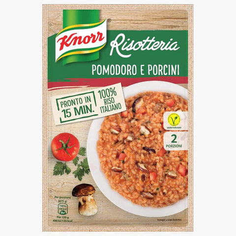 Knorr Reisgerichte Knorr Risotto Tomaten und Steinpilze Reis 100% italienisch Fertiggerichte 175 g 6x italienisch Original 8000840020116
