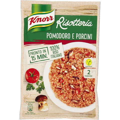 Knorr Reisgerichte Knorr Risotto Tomaten und Steinpilze Reis 100% italienisch Fertiggerichte 175 g italienisch Original 8000840020116