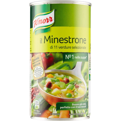 Knorr Il Minestrone Gemüsesuppe 11 Gemüse 100% Natürliche Inhaltsstoffe 500 g 6x italienisch Original
