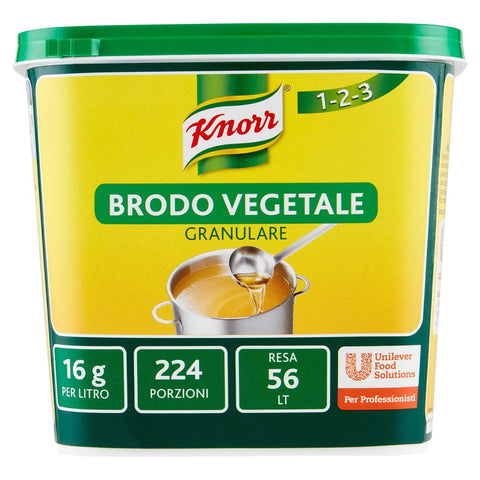 Knorr Suppen & Eintöpfe Knorr KÖRNIGE GEMÜSEBRÜHE GR.900 italienisch Original Suppe 8000860007043