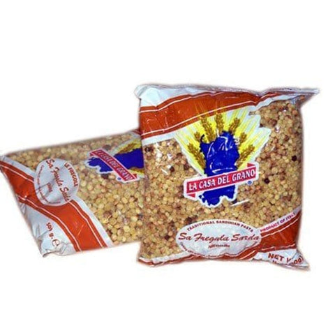 LA CASA DEL GRANO Nudeln & Pasta LA CASA DEL GRANO Italienische geröstete Fregola Sarda - Medium, (2) - 0,5 kg Pkg Original italienisch
