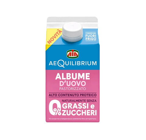 6x Aia AeQuilibrium Albume d'uovo fuori frigo Eiweiß (außerhalb des Kühlschranks) 450 gr