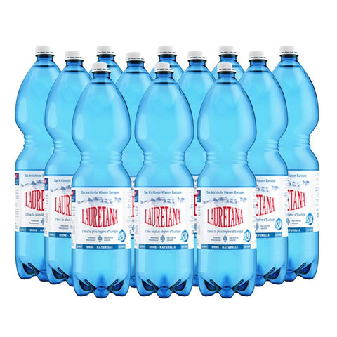 Lauretana STILL in der 1,5 l PET Flasche, 12 Flaschen (ohne Pfand) Original italienisch