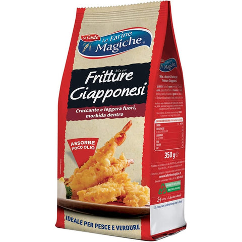 Le Farine Koch- & Backzutaten Le Farine Magiche Farina Fritture Giapponesi-Tempura Aromatische Note Ideal für Teig -Packung 350 g 6x italienisch Original Mehl 8009355002372