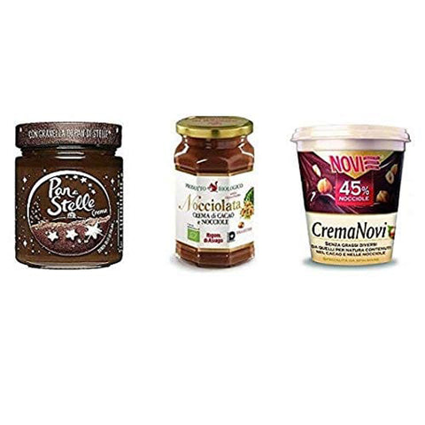 Crema TESTPAKET Spalmabile streichfähige Schokolade Haselnussschokolade 1 Stk Original italienisch Sortimentpackungen