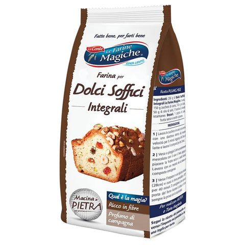 Lo conte Brot Lo conte Le Farine Magiche Farina dolci soffici integrali Ideal für Donuts Torten Margherita Kuchen 500g italienisch Original 8009355002143
