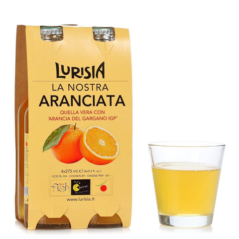 Lurisia Liköre Lurisia Orangenlimonade cl 27 5x24 Glasflasche italienisch Original
