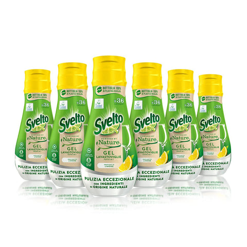 Lynx Svelto Ecolabel Geschirrspüler mit Zitrone, 216 Waschgänge 4600 g Original italienisch