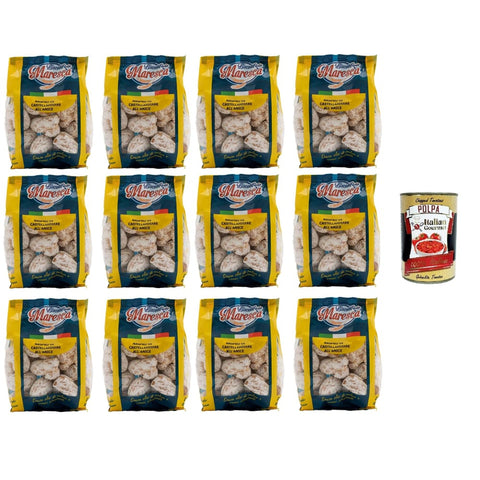 Maresca- Naspro di Kekse Maresca- Naspro di Castellammare all'Anice Aniskekse 12x 200gr Original italienisch inkl. Italian Gourmet Polpa di Pomodoro 400g 8032804040014