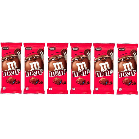 Mars Kategorien Mars M&M's Cookie Tafel Milchschokolade mit Mini m&m's und Keksstücken 6x 165g italienisch Original 5000159537537