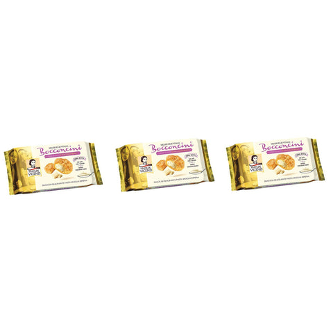 Matilde Vicenzi Millefoglie d'Italia Bocconcini Crema al Latte e Cioccolato Bianco Blätterteig mit Milchcreme und weißer Schokolade 100 g Kekse Gefüllte Snacks italienisch Original