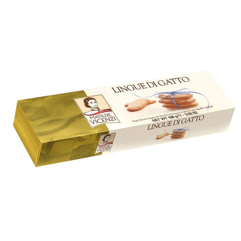 Matilde Vicenzi Kekse Matilde Vicenzi Vicenzi Lingue Di Gatto Katzenzungen 100 g Kekse italienisch Original 8000350001308