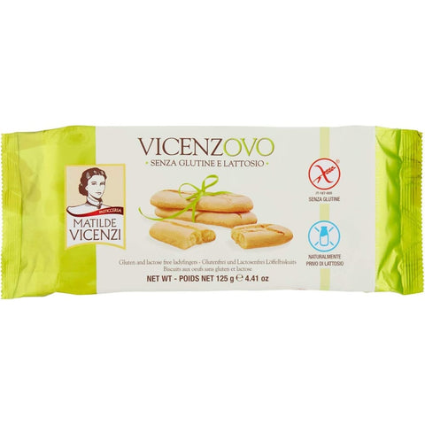Matilde Vicenzi Kekse Matilde Vicenzi Vicenzovo senza glutine Glutenfrei 125g kekse für Tiramisu 6x Original italienisch 8000350005795
