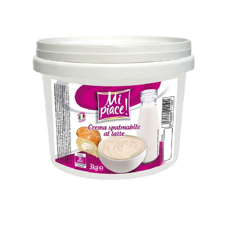 Mi Piace Schokoladenaufstrich Mi Piace Crema al Latte Milchcreme Brotaufstrich Aufstrich 3 Kg italienisch Original 8032835011502