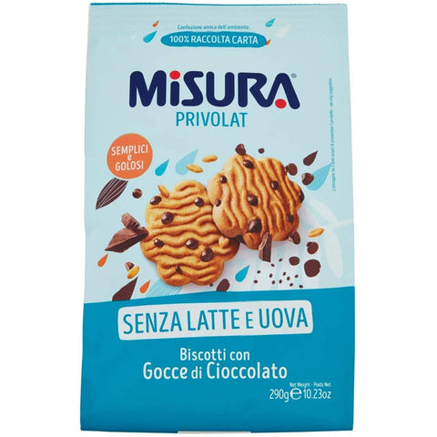 Misura Kekse Misura Privolat Kekse mit schokolade tropfen brioche 290 g 6x italienisch Original 8002590040000