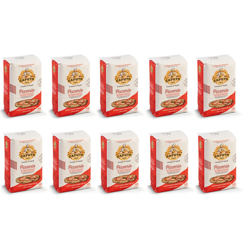 Molino Caputo Pizzeria I Pizzamehl Tipo 00 aus Neapel I das weltbekannte Pizzamehl aus Bella Italia 10x1kg Original italienisch Gebäck