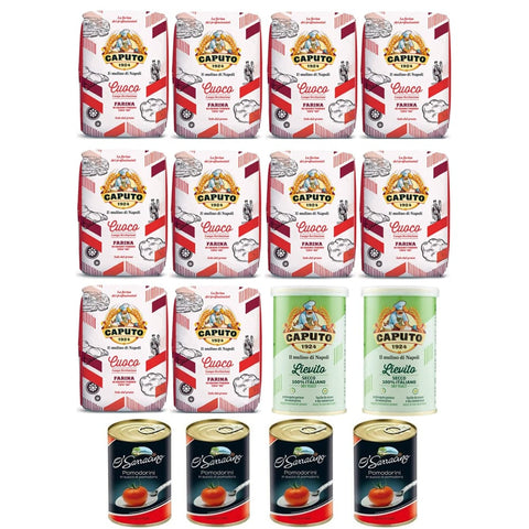 Molino Caputo Trockenhefe Molino Caputo Testpaket 10x Farina Molino Caputo 2x Caputo Trockenhefe 4x O'Sarracino Pomodorini 400g italienisch Original