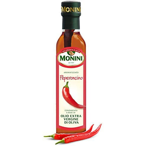 Monini Öl Monini EXTRA NATIVES OLIVENÖL MIT CHILI Von Monini Gourmet Spezialitäten 250 ml italienisch Original 8052747970032