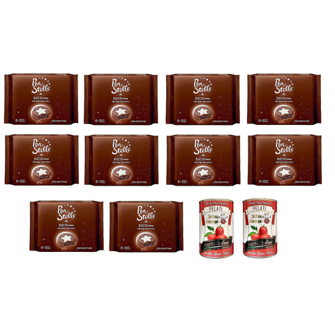 Mulino Bianco Pan di stelle Biscocrema kekse mit sahne Italien biscuits cookies 10x168g Original italienisch