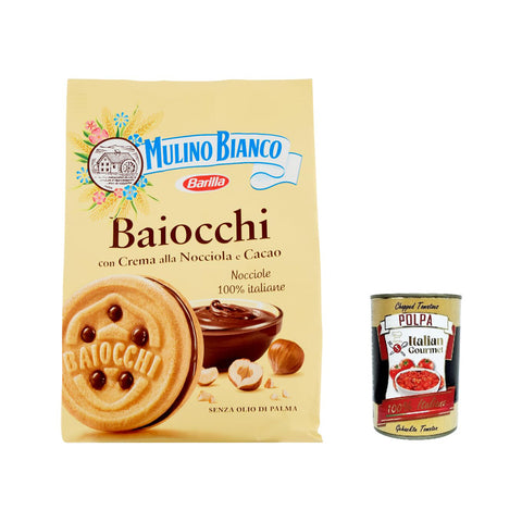 Mulino Bianco Baiocchi Schokolade Biscuits Reigel Kekse Kuchen mit Schokolade 260 g Snack cookies italienisch Original