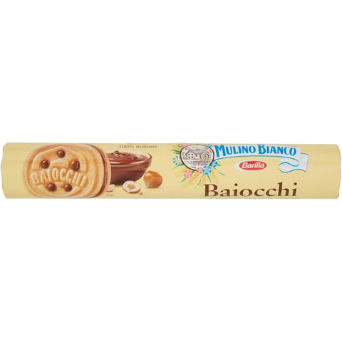 Mulino Bianco Baiocchi tube schoko reigel Kekse mit Schokolade 168 gr snack italienisch Original