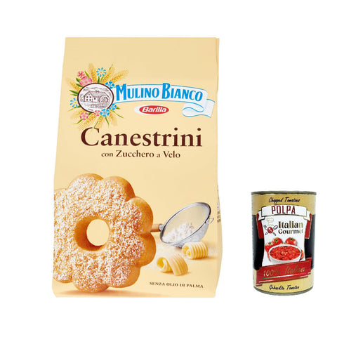 Mulino Bianco Canestrini, Zuckerkekse, Kekse mit zucker cookies brioche Kuchen, canestrelli 200 g italienisch Original