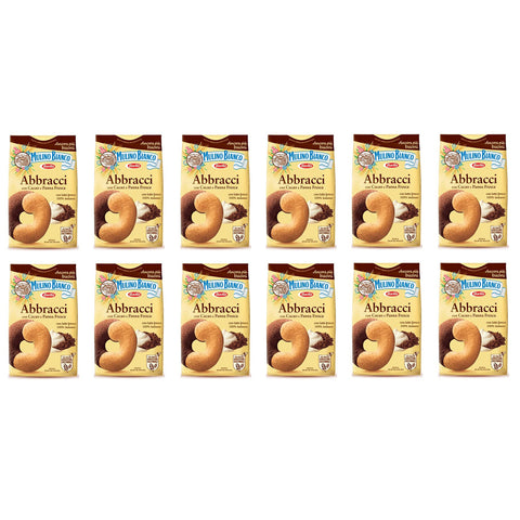 Mulino Bianco Kekse Abbracci Italien biscuits cookies kuchen brioche 12x350g Original italienisch