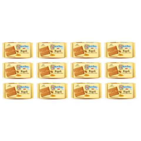 Mulino Bianco Kekse mit Honig Rigoli Kuchen Butterkeks cookies brioche 12x400g Original italienisch